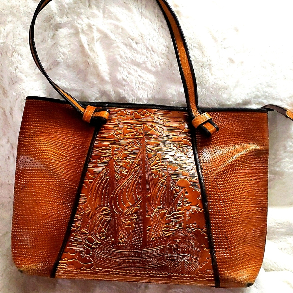 Brown Leather Shoulder Bag